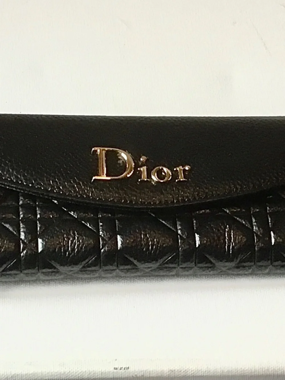 DIOR QUIT LONG BLACK WALLET
